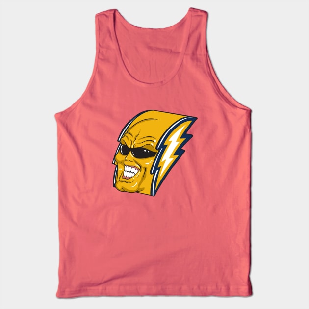 Los Angeles Chargers Bolt Man Tank Top by stayfrostybro